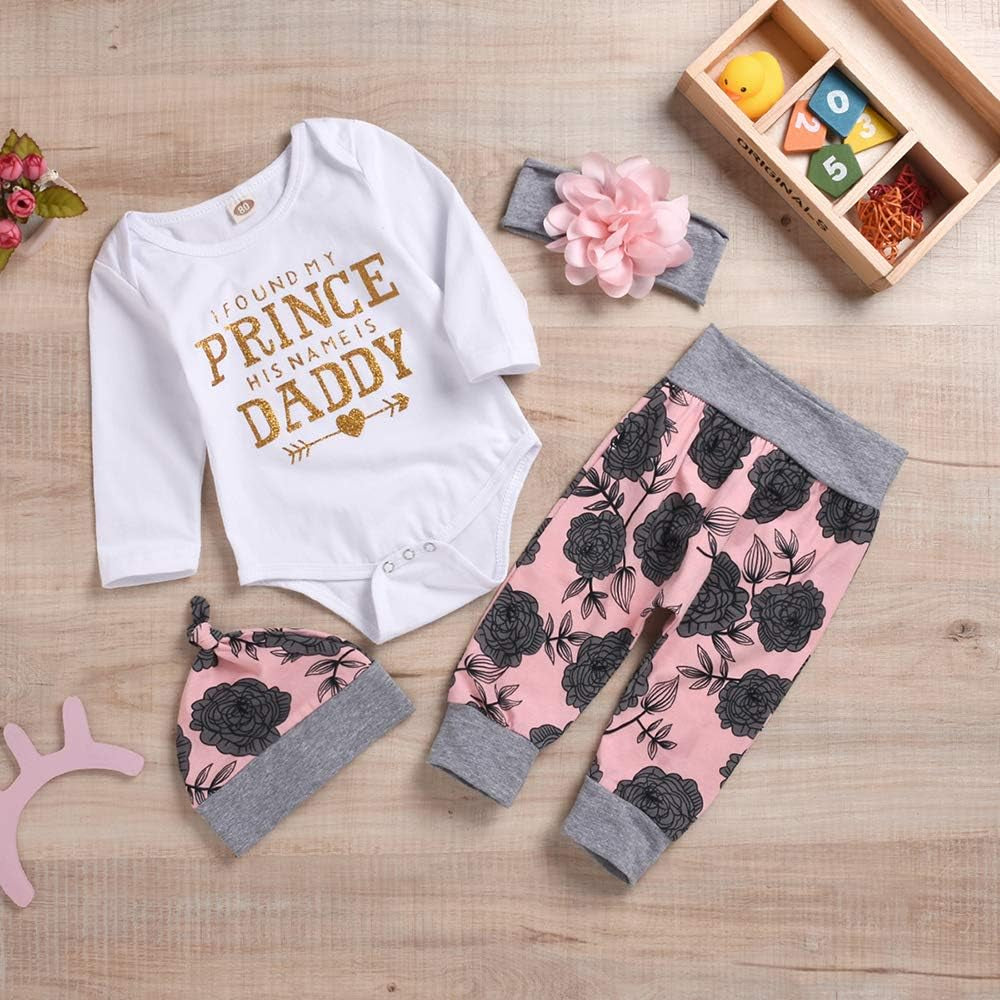 2Pcs Cute Newborn Baby Girls Pink Leopard Hoodie T-Shirt Top + Pants Outfits Set